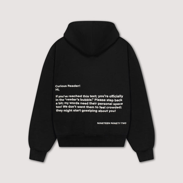 TEXT HOODIE