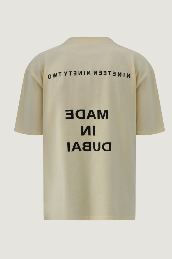 Made in Dubai Print T-shirt in Organic Cotton